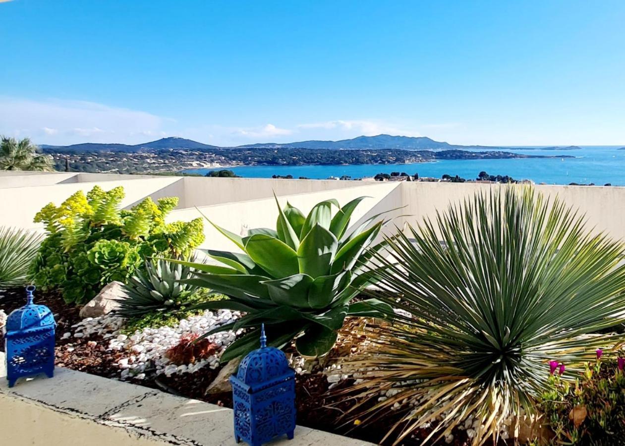Vue Mer Panoramique - Grande Terrasse Et Piscine Бандоль Экстерьер фото