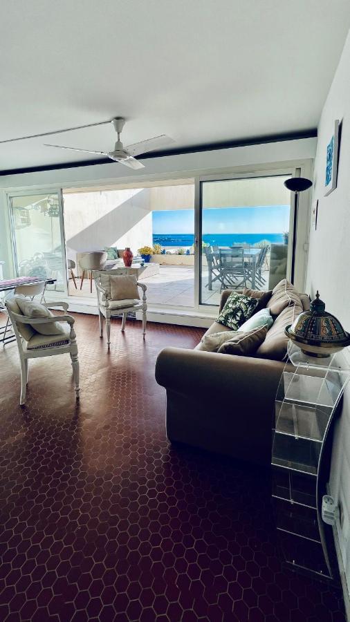 Vue Mer Panoramique - Grande Terrasse Et Piscine Бандоль Экстерьер фото